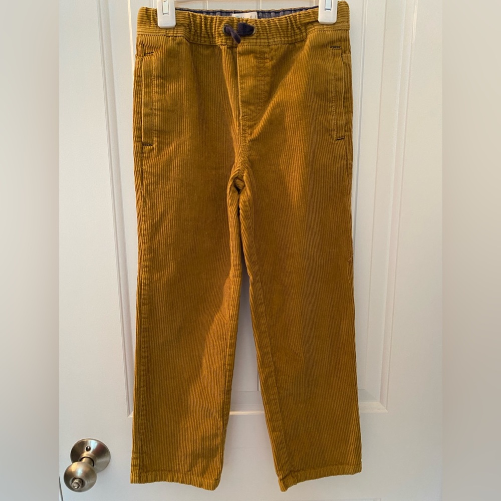 Mini Boden tan corduroy pants (size 7Y)